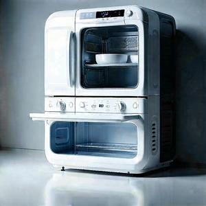Innovative Smart Appliance Design With White Oven