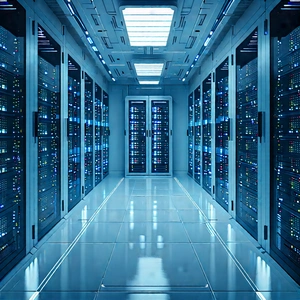 (futuristic:1.26) server room