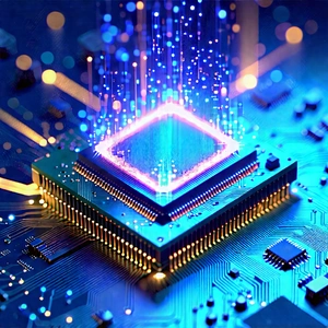 Microchip with laser scanning