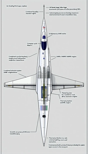 A White Airplane Is Shown In A Diagram, With Various Parts Labeled