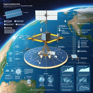 poster that large space station