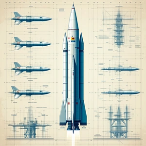 A Space Shuttle Is Shown In A Series Of Diagrams, Illustrating Its Various Components