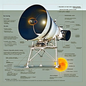 The Image Is A Diagram Of A Spacecraft, Specifically A Sun-sailing Spacecraft
