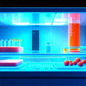 Healthcare Technology In Modern Laboratory With Image, There