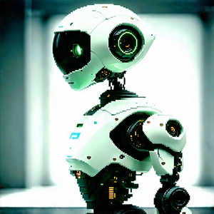Robot with laser scanning