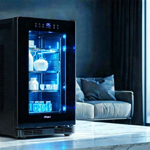 Innovative Smart Appliance (design:1.19) With Black Blue