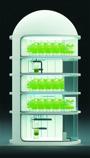 A Large, Multi-level Greenhouse Filled With Various Plants