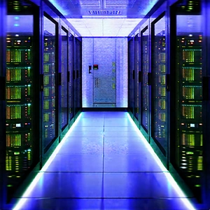 Futuristic Server Room With Image, There