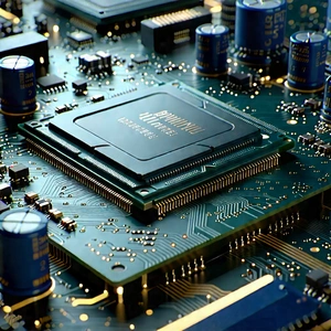Close-up of memory module
