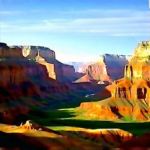 Nature Gouache Painting: Canyon During Midday With Painting Beautiful