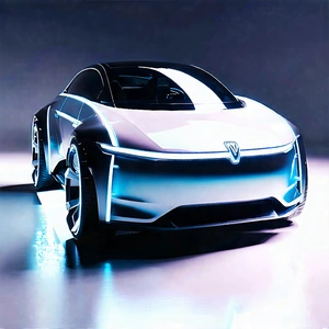 Tech Digital Art: Innovative Electric Vehicle Design With Futuristic Sleek