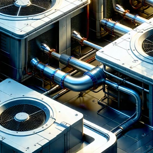 Close-up Of Cooling System With Image, There