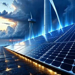 Innovative Renewable Energy Design With Image, There