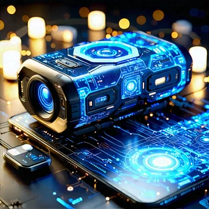 Innovative Communication Tool Design With Futuristic-looking Camera