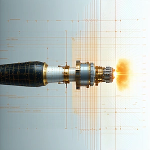 A Large, Cylindrical Object Is Shown In A Close-up View