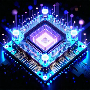 Quantum computer with (digital:1.42) particles