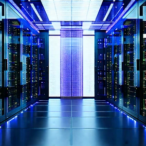 (futuristic:1.43) server room
