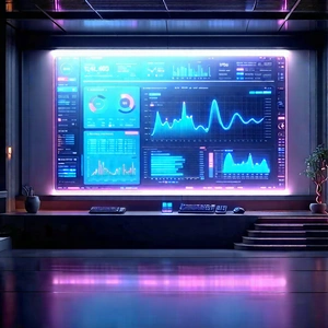 Tech Cinema 4D: Futuristic tech startup office