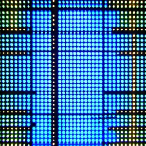 Close-up of sensor array