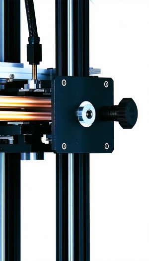 A Black And Silver Machine Is Shown In A Close-up View