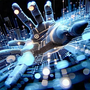 Tech Macro Photography: Digital transformation visualization