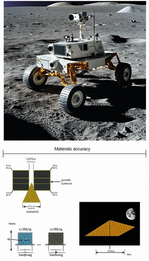 A Robotic Vehicle On A Rocky Surface, Possibly On The Moon