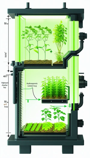 A Large Greenhouse Filled With Various Plants