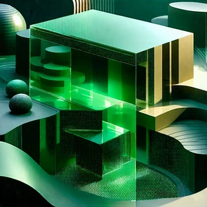 Tech Blender Artwork: Digital transformation visualization