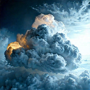 Cloud Computing Visualization With Large, Cloudy