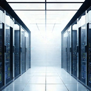 Futuristic server room
