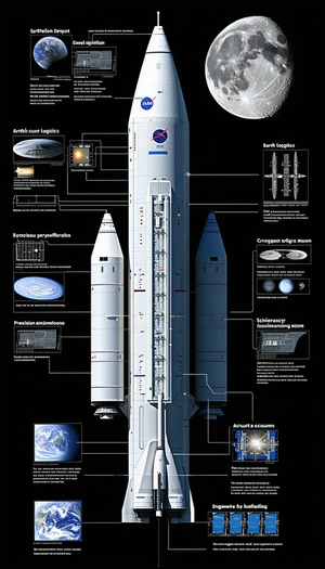 A Diagram Is Displayed Showing The Different Parts Of A Space Shuttle