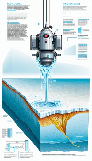 The Image Is A Poster That Features A Large Machine With A Water Fountain