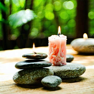 Lifestyle Stock Photography: Wellness scene with aromatherapy