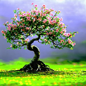 Nature Product Photography: (ancient:1.49) (tree:1.39) In Spring Bloom With Small Tree