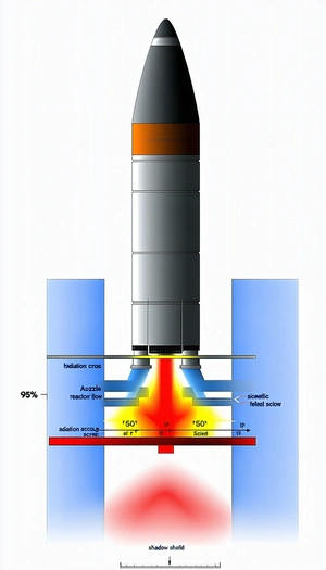 A Large, Silver, Cylindrical Structure With A Red Glow At The Bottom