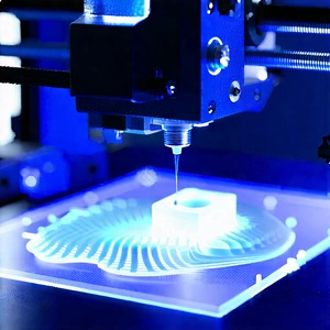 3d printer with holographic projection