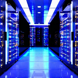 Futuristic Server Room With Image, There