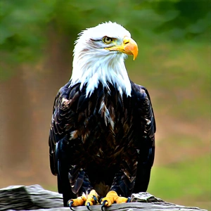 Nature Product Photography: Eagle In Natural Habitat With Bald Eagle