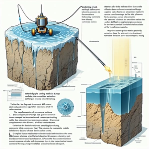 The Image Is A Diagram Showing The Process Of Melting Ice And The Formation Of Icebergs