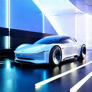 Innovative Electric Vehicle Design With Sleek, Futuristic-looking