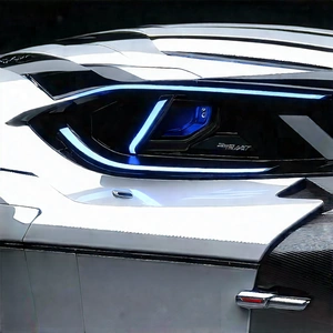 Automotive Technology In Design Studio With White Blue
