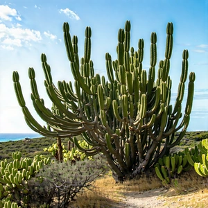 Nature Hdr Photography: Cactus in coastal environment