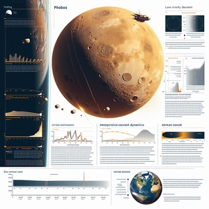 A Large Poster Is Displayed, Featuring A Detailed Illustration Of A Planet