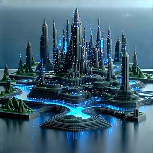 (digital:1.45) Transformation Visualization With Model City
