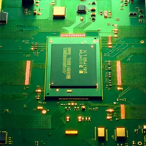 Circuit board with laser scanning