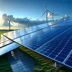 Innovative Renewable Energy Design With Large Solar