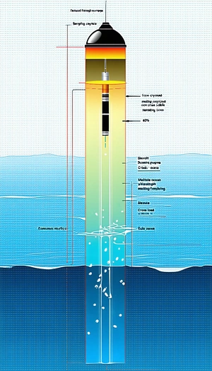 A Diagram Is Shown Of A Submarine, With A Long Tube Sticking Out Of The Top