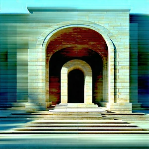 Abstract Tilt-shift Photography: Stone Structure With Gradient With Large Stone