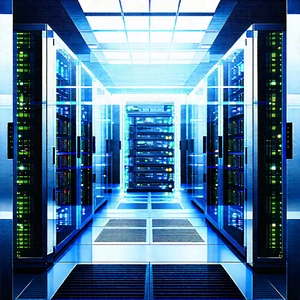 Futuristic Server Room With Image, There