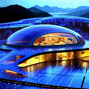 Innovative Renewable Energy Design With Large, Modern-looking